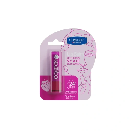 بالم لب نرم و براق کننده توت فرنگی کامان