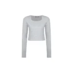 کراپ آستین بلند زنانه کبریتی فینگر دار