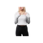 کراپ آستین بلند زنانه کبریتی فینگر دار