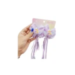 ست 2 تایی گیره مو پاپیونی طرح دختران پرنسسی