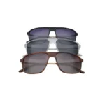 عینک آفتابی PeaRlo مدل خلبانی مربعی با فریم ترکیبی