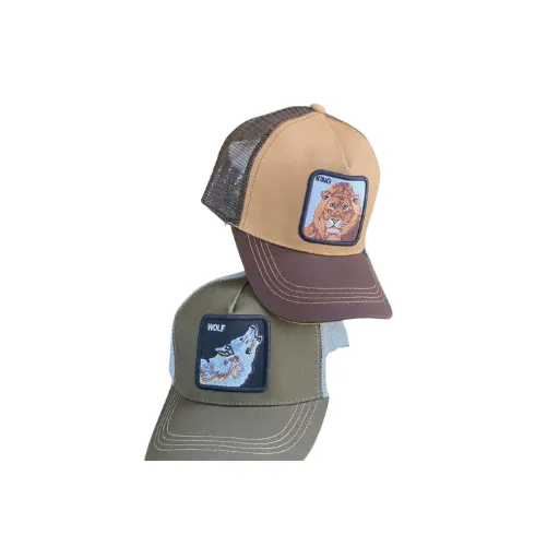 کلاه کپ اسپورت مستر کوالیتی با طرح شیر و گرگ