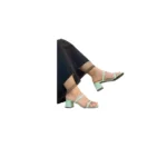 صندل زنانه طلقی دو سگک | قابل سفارش در پاشنه‌های ۲.۵، ۴.۵ و ۸ سانتی