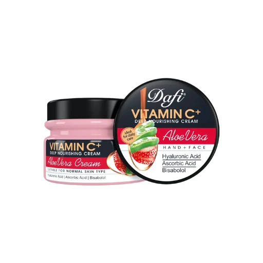 کرم کاسه ای آلوئه ورا حاوی ویتامین C دافی